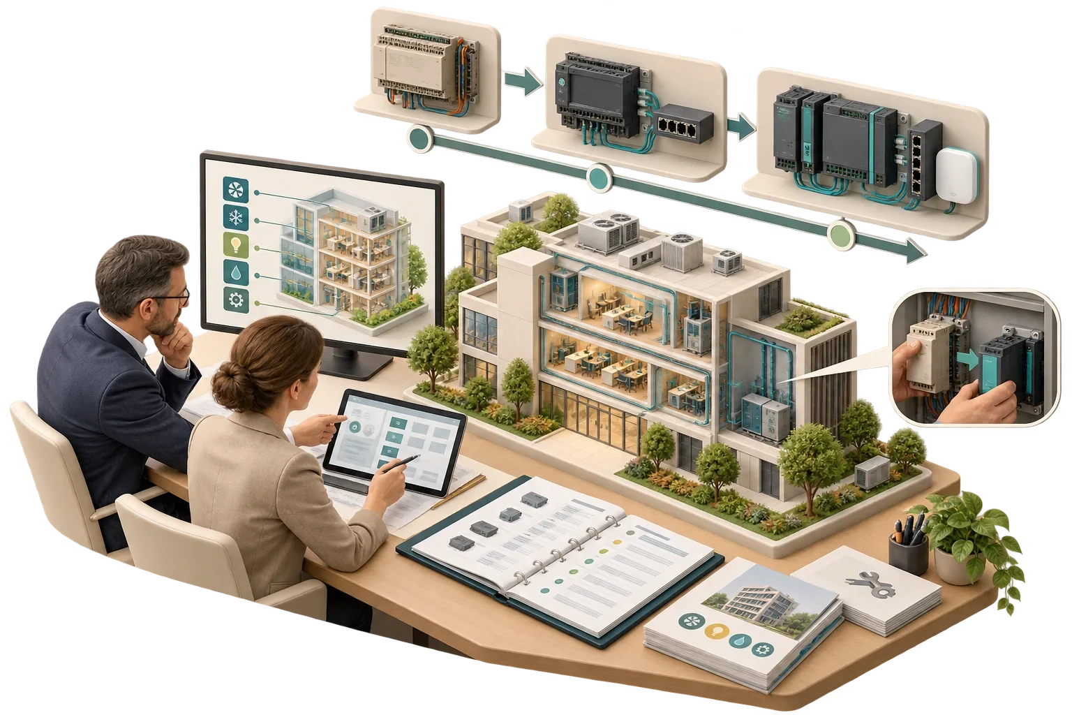Conceptual lifecycle replacement planning for controllers and network hardware, without fabricated lifespan dates.